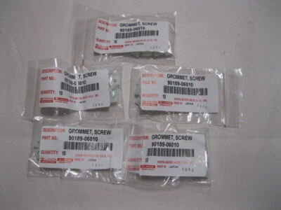 50 Piezas 90189-06010 Nylon Tornillo Ojal Clips para Toyota/Lexus Foto 1 de 3