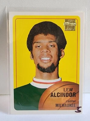 Баскетбольная карточка 2001 Topps Карим Абдул-Джаббар/Лью Алсиндор ПЕРЕПЕЧАТКА NO75 - Изображение 1 из 2