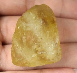 Natural 110.75 Ct Lemon Topaz Gemstone Rough Certified E12438 Father's Day Offer - Picture 1 of 7