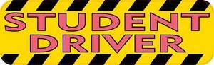 10in x 3in Student Driver Car Bumper Magnet Magnetic Truck signs magnets sign - Picture 1 of 1