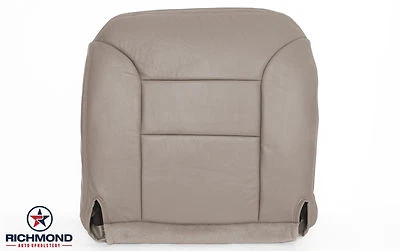 95-99 GMC Sierra C/K 1500 2500 3500 SLT SLE-Driver Bottom Leather Seat Cover TAN - Image 1 of 4