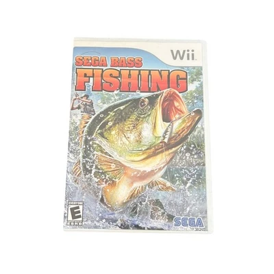 Sega Bass Fishing Wii Game Nintendo Fishing Video Game Complete - Image 1 of 3