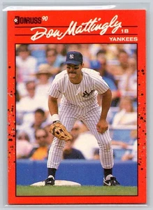 Don Mattingly - 1990 Donruss #190b - New York Yankees Baseball Card - Picture 1 of 2