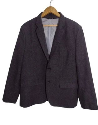 Banana Republic Mens Wool Blend Slim Fit Blazer Jacket 46R Tweed Marled Preppy  - Image 1 of 4