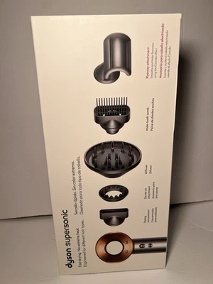 Dyson Supersonic Hair Dryer HD07 Nickel/Copper – New - Image 1 of 4