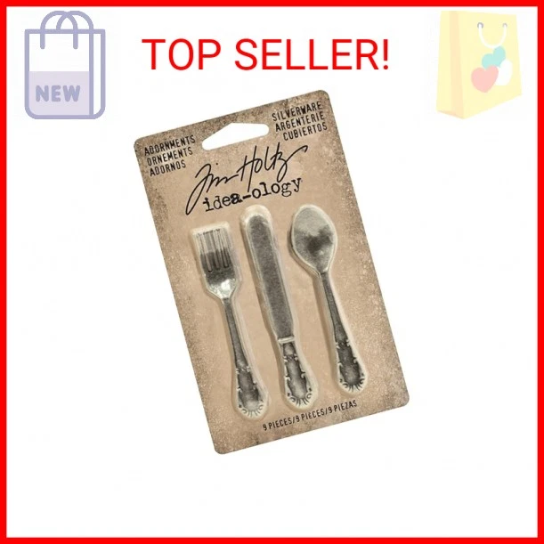 Tim Holtz Idea-ology Adornments Silverware Advantus Crafts Steampunk