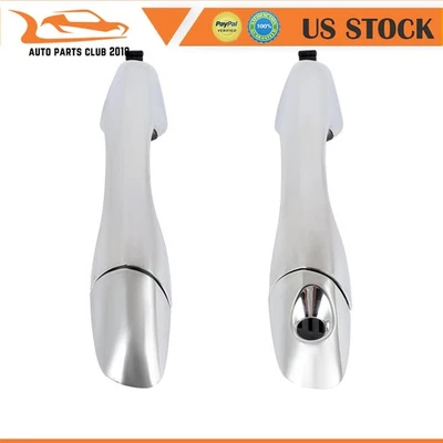 2Pcs Front Rear Left For 2016-2019 2020 Kia Sorento Chrome Exterior Door Handles - Image 1 of 4