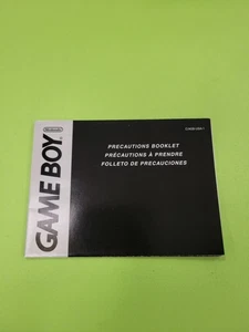Game Boy Consumer Precautions C/AGB-USA-1 MANUAL ONLY Authentic Original - Picture 1 of 2