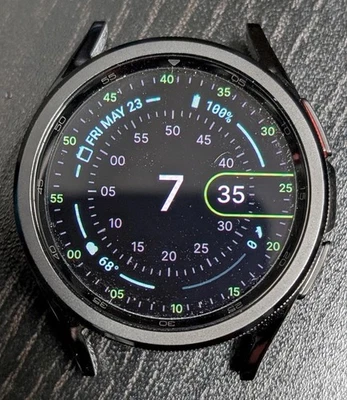 Smartwatch Samsung Galaxy Watch6 Classic GPS 43mm preto SM-R950NZKAXAA - Imagem 1 de 4