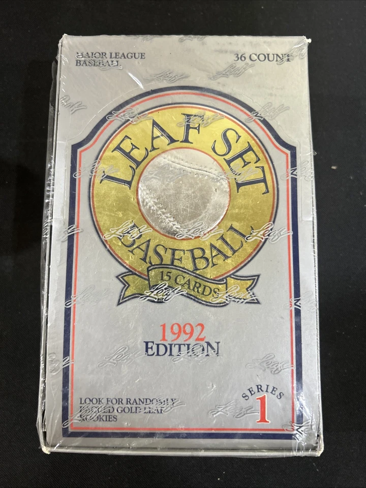 1992 Leaf Set Series 1 Baseball Box - 36 Packs & Factory