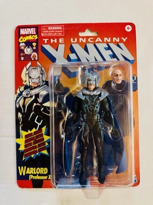 Figura de acción Marvel Legends retro Warlord serie X-Men exclusiva de Walmart Prof X Foto 1 de 4