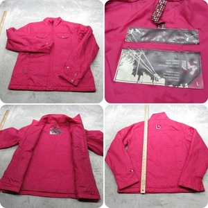 Burton Jacket Womens Large Fuchsia Pockets City System Insulated Full Zip Puffer - Picture 1 of 16