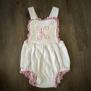 Girls “K” Embroider Cottontail Blanks Outfit - BRAND NEW - Picture 1 of 4