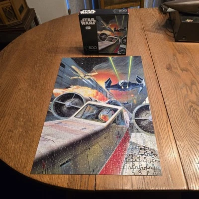 Star Wars Jigsaw Puzzle 500 Piece Buffalo Games Disney  Complete  - Image 1 of 4