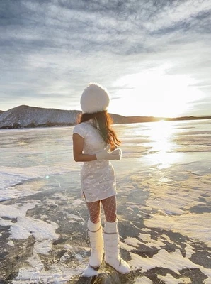 Vestido Qipao Vintage Chino Cheongsam Crema Punteado Red Encaje Plateado Bordado Foto 1 de 4