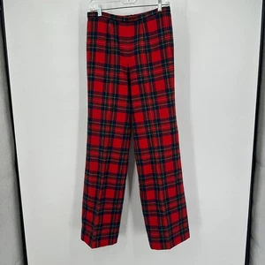 Pendleton karierte Wollhose Damen Schottenmuster Größe 14 Vintage Academia adrette altes Geld - Bild 1 von 7