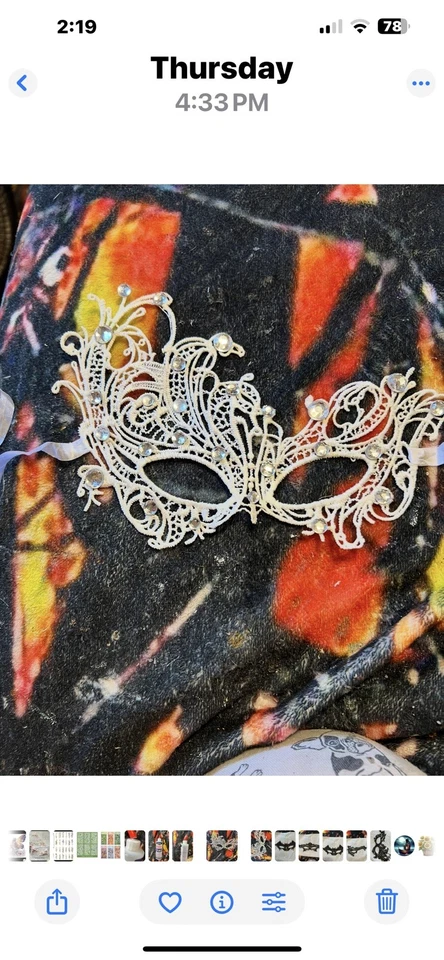 Lace Eye Mask - Image 1 of 1