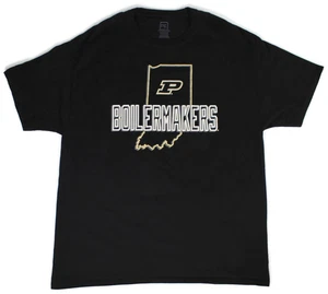 Camiseta negra Purdue University Boilermakers adulto XL KA Pro Edge algodón en muy buen estado - Imagen 1 de 11