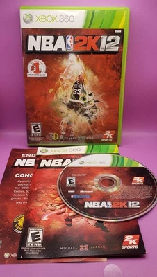 NBA 2K12 – Xbox 360 – Tested Disc, Case & Book – Larry Bird cover - Achievements - Image 1 of 4
