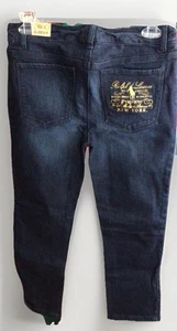 Jeans Polo Ralph Lauren Propietarios Recortados 28X21 Bordados Nuevos con Etiquetas - Imagen 1 de 4