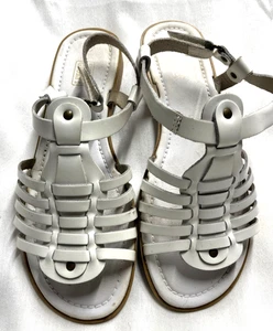 Women's FADED GLORY White Strappy Sandals- Size 7 - Picture 1 of 3