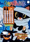 Colortivity - Halloween Coloring and Activity Book ~ Midnight Meow; Stickers