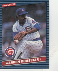 FREE SHIPPING-MINT-1986 Donruss Chicago Cubs #555 Warren Brusstar - Picture 1 of 1