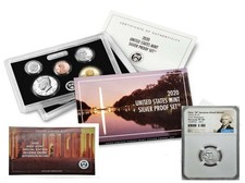 2020 Silver Proof Set w/ First W Reverse Pf Nickel, Ngc Rev Pf69, First Releases