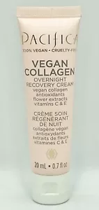 PACIFICA Vegan Collagen Overnight Recovery Cream 0.7 fl. oz. NWOB - Picture 1 of 2