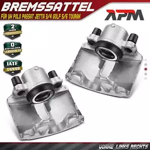 2x Bremssattel Vorne für VW Golf 5 1K 6 5K Jetta Plus Beetle Audi A1 8X A3 8P TT - Bild 1 von 8