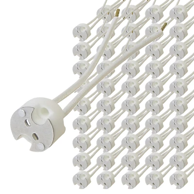 50 Sockets G4 GX5.3 Socket Halogen LED Spotlight MR16 12V Socket Lamp Holder - Image 1 of 4