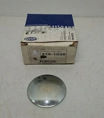 Clevite 219-1026 2" Steel Expansion Plug – High-Quality Freeze Plug (1 Piece) - Image 1 of 4