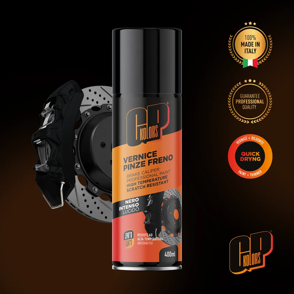 Vernice Pinze Freno Spray NERO | Ceramica Alta Temperatura - Immagine 1 di 1