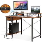 Computer Desk with Drawers PC Laptop Table Workstation for Study Home Office NEW