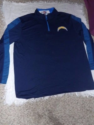 NFL LA Chargers Mens NFL Apparel TX3 Cool Base Polo Shirt L/S Size Small NWT - Image 1 of 4