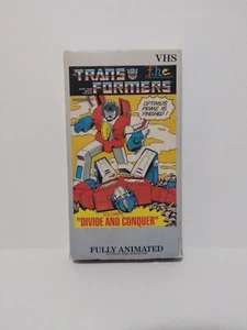 Transformers Volume 5 Divide & Conquer VHS 1984 FHE Box Vintage RARE VHS - Picture 1 of 3