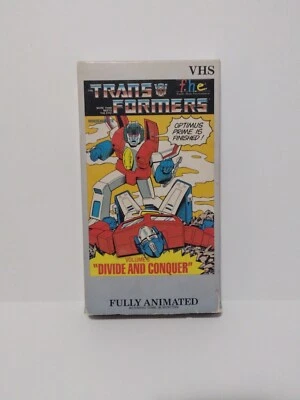 Transformers Volume 5 Divide & Conquer VHS 1984 FHE Box Vintage RARE VHS - Image 1 of 3