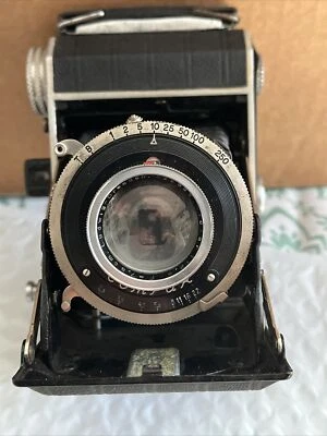 Rare Vintage Compur Camera with Victar Ludwig Dresden 7.5cm lens As Is Parts - Image 1 of 4