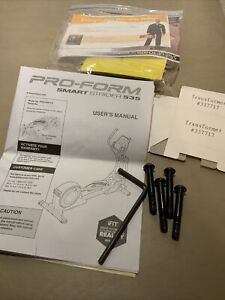 Pro Form Smart Strider 535 User Manual, Allen Wrench, Spare Bolts