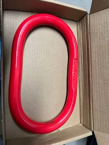 ANELLO DI SOLLEVAMENTO 3 TON OBLONG MASTER LINK 5/8" HVY DTY ROSSO MAX WLL 6.000 LIBBRE - Foto 1 di 2