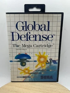 Global Defense (Sega Master, 1987) Cart. Tested - Picture 1 of 16
