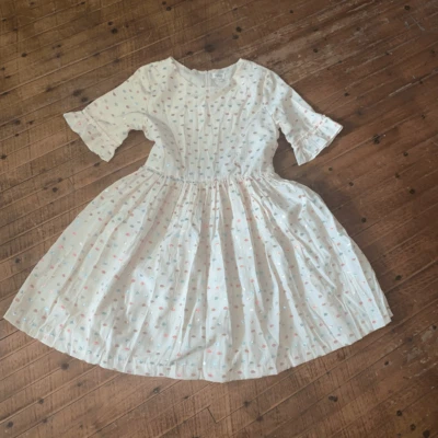 Vestido de fiesta Gymboree metálico a lunares talla 12 Foto 1 de 3