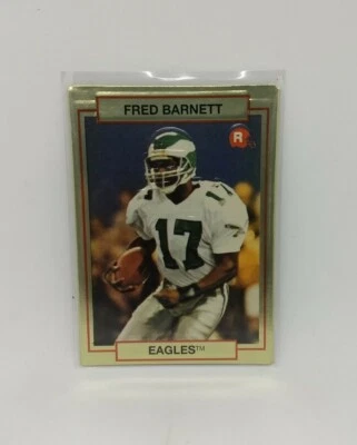 Fred Barnett 1990 Action Packed #37 RC Rookie NMMT - Image 1 of 2