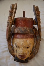 Yoruba Gelede Mask Nigeria Arab Slave Trader Ex-Museum