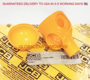 JCB BACKHOE - GENUINE JCB LOADER KNOB ASSEMBLY YELLOW (PART NO. 993/65000) - Picture 1 of 8