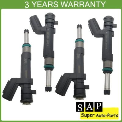 Set of 4 Fuel Injectors for Nissan Versa 12-19 Versa Note 14-16 1.6L 16600-1KT0A - Image 1 of 4