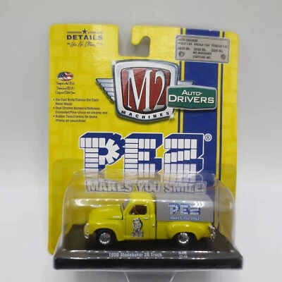 Camión M2 Machines Auto-Drivers PEZ 1950 Studebaker 2R amarillo fundido a presión 2017 Foto 1 de 4