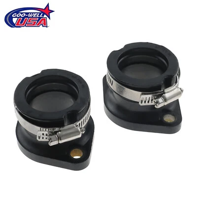 Conector de brida de arranque colector de admisión de 2 piezas para Polaris Classic Touring 1996-2000 Foto 1 de 4