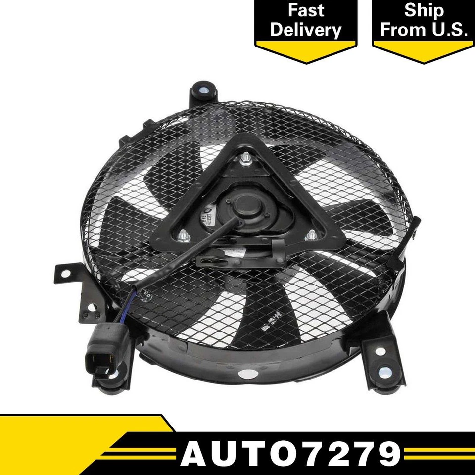 Conjunto de ventilador de refrigeración condensador de aire acondicionado derecho para camioneta 89-95 4Runner Foto 1 de 3