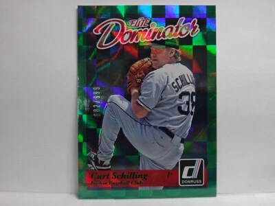 2014 Donruss Elite Dominator Boston Red Sox Baseball Card #28 Curt Schilling/999 - Image 1 of 2